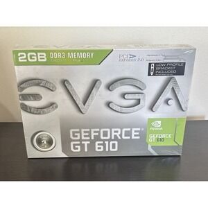 NEW Sealed EVGA Nvidia GeForce GT 610 Graphics Card (02GP32619KR) 2GB DDR3